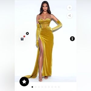 Miss Circle Velvet Gown